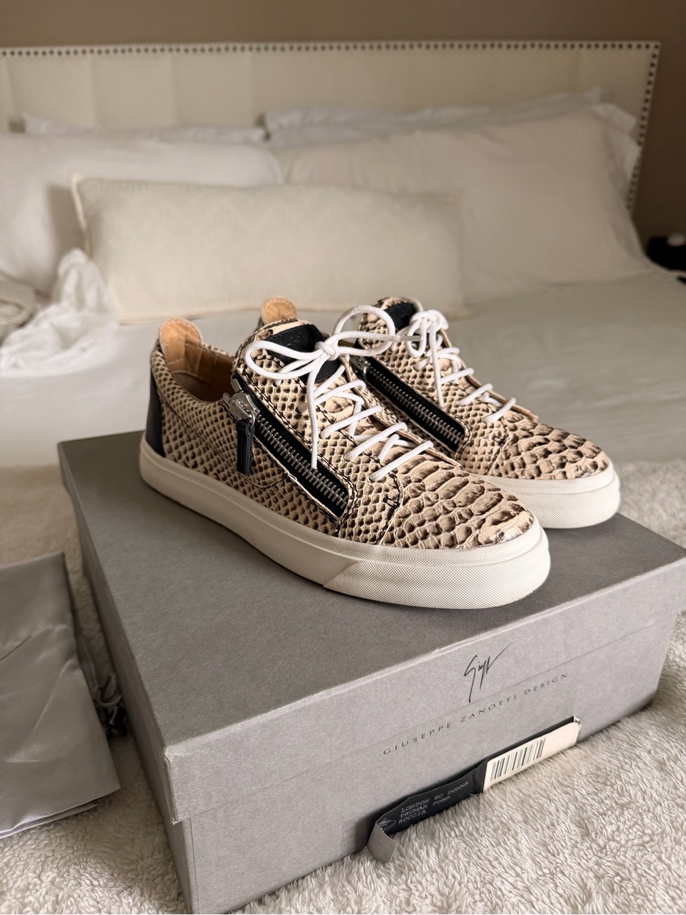 Giuseppe Zanotti London Embossed Sneakers